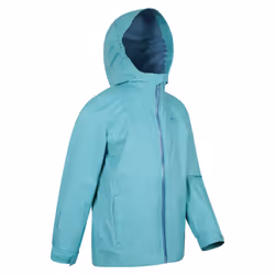 Mountain Warehouse Childrens/Kids Torrent Taped Seam Waterproof Jacket - 7-8 Years, Teal