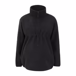 Mountain Warehouse Womens/Ladies Cosy Sherpa Half Zip Maternity Fleece Top - 14 UK, Black