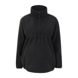 Mountain Warehouse Womens/Ladies Cosy Sherpa Half Zip Maternity Fleece Top - 14 UK, Black