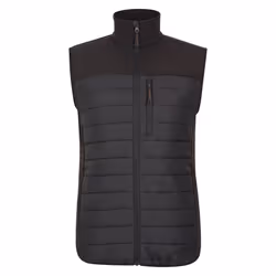 Mountain Warehouse Mens Turbine II Hybrid Padded Gilet - XS, Black