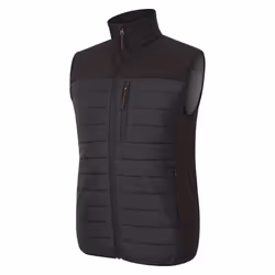 Mountain Warehouse Mens Turbine II Hybrid Padded Gilet - XS, Black