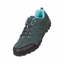 Mountain Warehouse Womens/Ladies Outdoor II Suede Walking Shoes - 5 UK, Dark Grey/Petrol