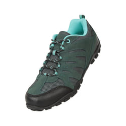 Mountain Warehouse Womens/Ladies Outdoor II Suede Walking Shoes - 4 UK, Dark Grey/Petrol
