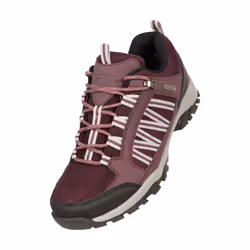 Mountain Warehouse Womens/Ladies Path Waterproof Outdoor Walking Shoes - 7 UK, Purple