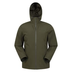 Mountain Warehouse Mens Covert Waterproof Jacket - XS, Khaki