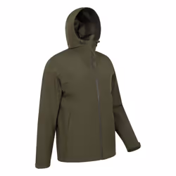 Mountain Warehouse Mens Covert Waterproof Jacket - XS, Khaki