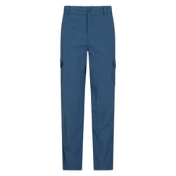 Mountain Warehouse Mens Explore Regular Trousers - 44R, Blue
