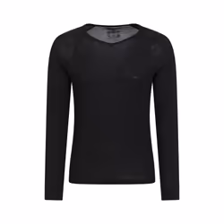 Mountain Warehouse Mens Merino Wool V Neck Base Layer Top - 4XL, Black