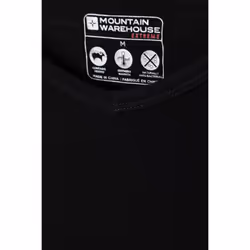 Mountain Warehouse Mens Merino Wool V Neck Base Layer Top - 4XL, Black