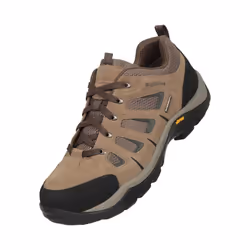 Mountain Warehouse Mens Field Extreme Suede Waterproof Walking Shoes - 12 UK, Khaki