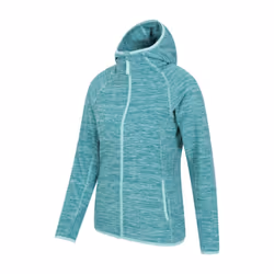 Mountain Warehouse Womens/Ladies Lleyn II Melange Full Zip Hoodie - 18 UK, Teal