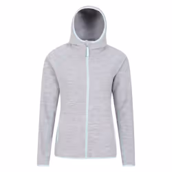 Mountain Warehouse Womens/Ladies Lleyn II Melange Full Zip Hoodie - 6 UK, Grey