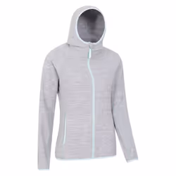 Mountain Warehouse Womens/Ladies Lleyn II Melange Full Zip Hoodie - 6 UK, Grey