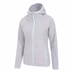 Mountain Warehouse Womens/Ladies Lleyn II Melange Full Zip Hoodie - 12 UK, Grey