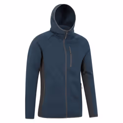 Mountain Warehouse Mens Treston Fleece Hooded Hoodie - 4XL, Navy