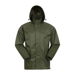 Mountain Warehouse Mens Pakka II Waterproof Jacket - XS, Green