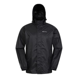Mountain Warehouse Mens Pakka II Waterproof Jacket - XS, Black