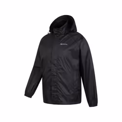 Mountain Warehouse Mens Pakka II Waterproof Jacket - 3XL, Black