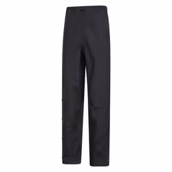 Mountain Warehouse Mens Downpour Waterproof Trousers - XXS L, Black