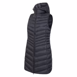 Mountain Warehouse Womens/Ladies Florence Padded Long Gilet - 18 UK, Black