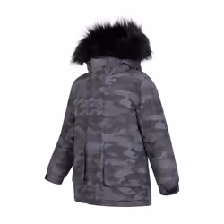 Mountain Warehouse Childrens/Kids Ranger Camouflage Water Resistant Jacket - 5-6 Years, Grey