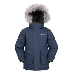 Mountain Warehouse Childrens/Kids Ranger Logo Water Resistant Jacket - 7-8 Years, Blue