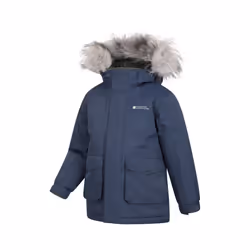 Mountain Warehouse Childrens/Kids Ranger Logo Water Resistant Jacket - 7-8 Years, Blue