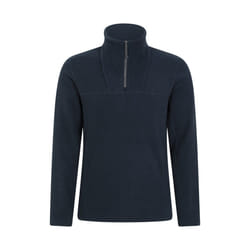 Mountain Warehouse Mens Cedar Half Zip Fleece Top - XXS, Blue