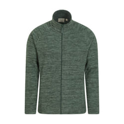 Mountain Warehouse Mens Snowdon II Full Zip Fleece Jacket - XXS, Green