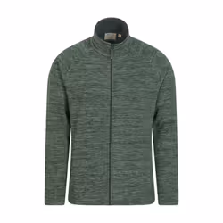 Mountain Warehouse Mens Snowdon II Full Zip Fleece Jacket - XS, Green