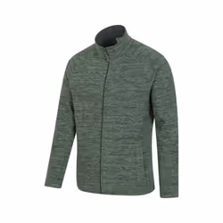 Mountain Warehouse Mens Snowdon II Full Zip Fleece Jacket - XS, Green