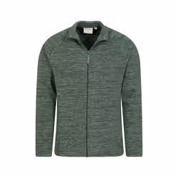 Mountain Warehouse Mens Snowdon II Full Zip Fleece Jacket - XS, Green