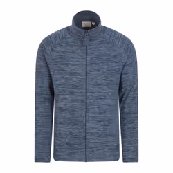 Mountain Warehouse Mens Snowdon II Full Zip Fleece Jacket - XL, Blue