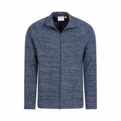 Mountain Warehouse Mens Snowdon II Full Zip Fleece Jacket - 3XL, Blue
