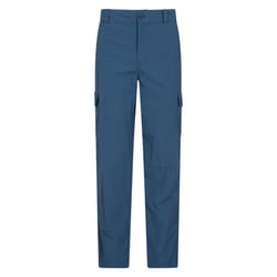 Mountain Warehouse Mens Explore Trousers - 34R, Blue