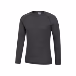 Mountain Warehouse Mens Talus Round Neck Long-Sleeved Thermal Top - 3XL, Charcoal