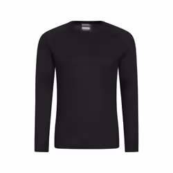 Mountain Warehouse Mens Talus Round Neck Long-Sleeved Thermal Top - 3XL, Black