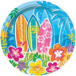 Unique Party Hawaiian Party Plates (Pack of 8)