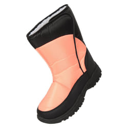 Mountain Warehouse Childrens/Kids Caribou Adaptive Striped Snow Boots - 2 UK, Pink