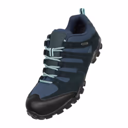 Mountain Warehouse Womens/Ladies Belfour Suede Waterproof Walking Shoes - 4 UK, Navy