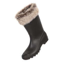 Mountain Warehouse Womens/Ladies Faux Fur Lined Wellington Boots - 6 UK, Beige