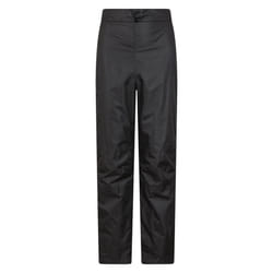 Mountain Warehouse Mens Spray Waterproof Regular Trousers - L, Black