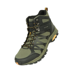 Mountain Warehouse Mens Trekker II Softshell Hiking Boots - 11 UK, Khaki