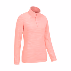 Mountain Warehouse Womens/Ladies Snowdon Melange Fleece Top - 8 UK, Pink