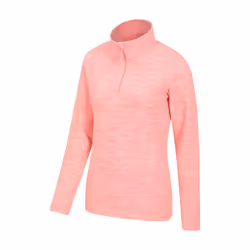Mountain Warehouse Womens/Ladies Snowdon Melange Fleece Top - 8 UK, Pink