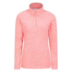 Mountain Warehouse Womens/Ladies Snowdon Melange Fleece Top - 14 UK, Pink