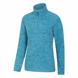 Mountain Warehouse Womens/Ladies Snowdon Melange Fleece Top - 20 UK, Teal