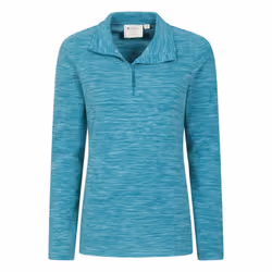 Mountain Warehouse Womens/Ladies Snowdon Melange Fleece Top - 20 UK, Teal