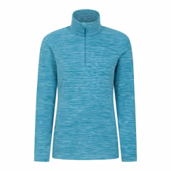 Mountain Warehouse Womens/Ladies Snowdon Melange Fleece Top - 16 UK, Teal