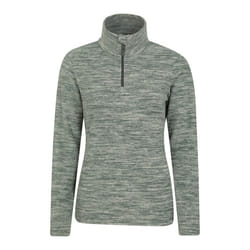 Mountain Warehouse Womens/Ladies Snowdon Melange Fleece Top - 24 UK, Green